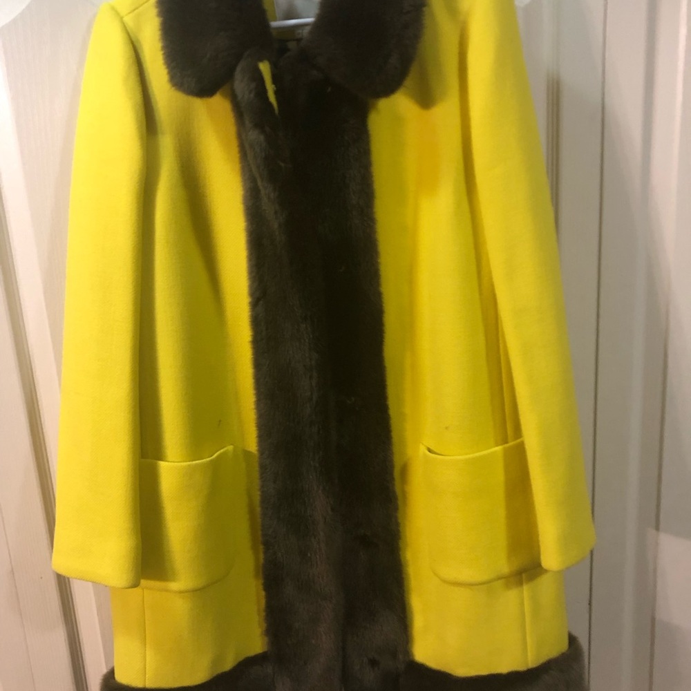 KATE SPADE yellow coat